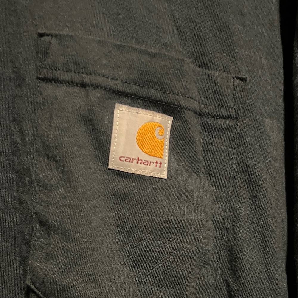 Carhartt Dark Gray Long Sleeve Shirt - Picture 2 of 5